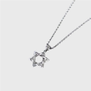 ♞AFF LIGA♞ Vòng cổ mặt ngôi sao năm cánh phong cách thời trang hip hop