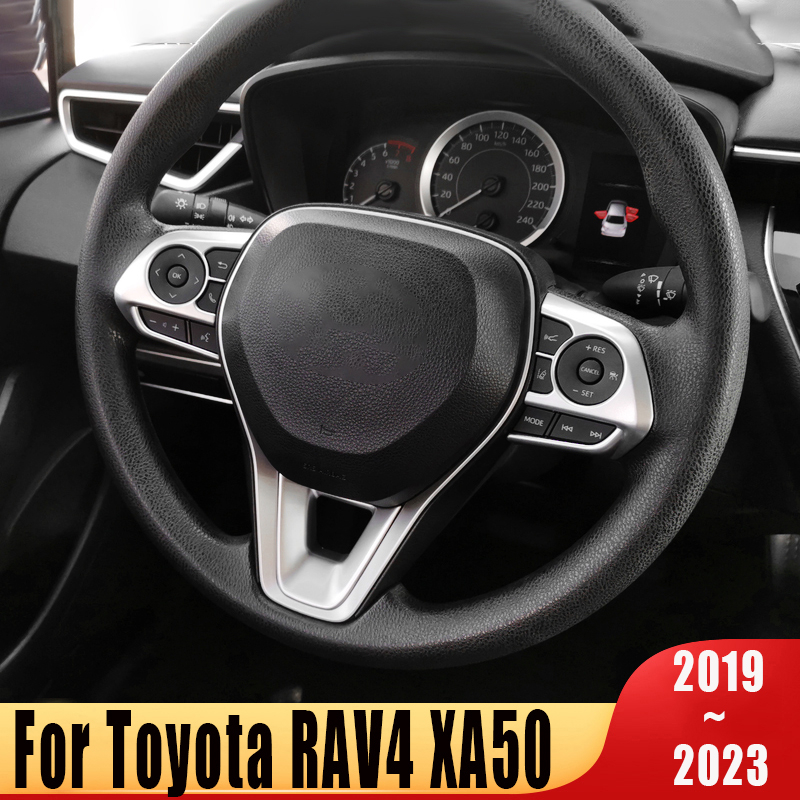 Khung Viền Bảng Điều Khiển Vô Lăng Chống Trầy Cho Toyota RAV4 XA50 Corolla E210 RAV 4 2019 2020 2021 2022 2023