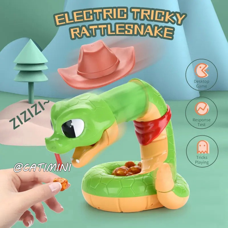 CATIMINI Đồ Chơi Lục Lạc Điện Tử Nhiều Lớp Vui Nhộn Để Chơi Khăm Hình