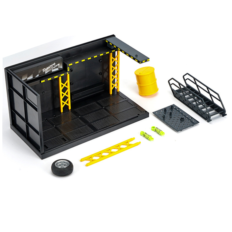 Mô Hình Cửa Hàng Bảo Trì Diorama Bằng Hợp Kim Có Đèn LED Tỉ Lệ 1 / 24