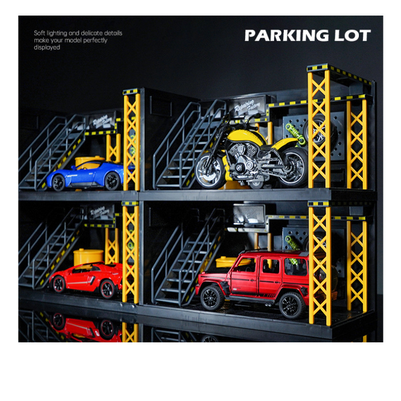 Mô Hình Cửa Hàng Bảo Trì Diorama Bằng Hợp Kim Có Đèn LED Tỉ Lệ 1 / 24