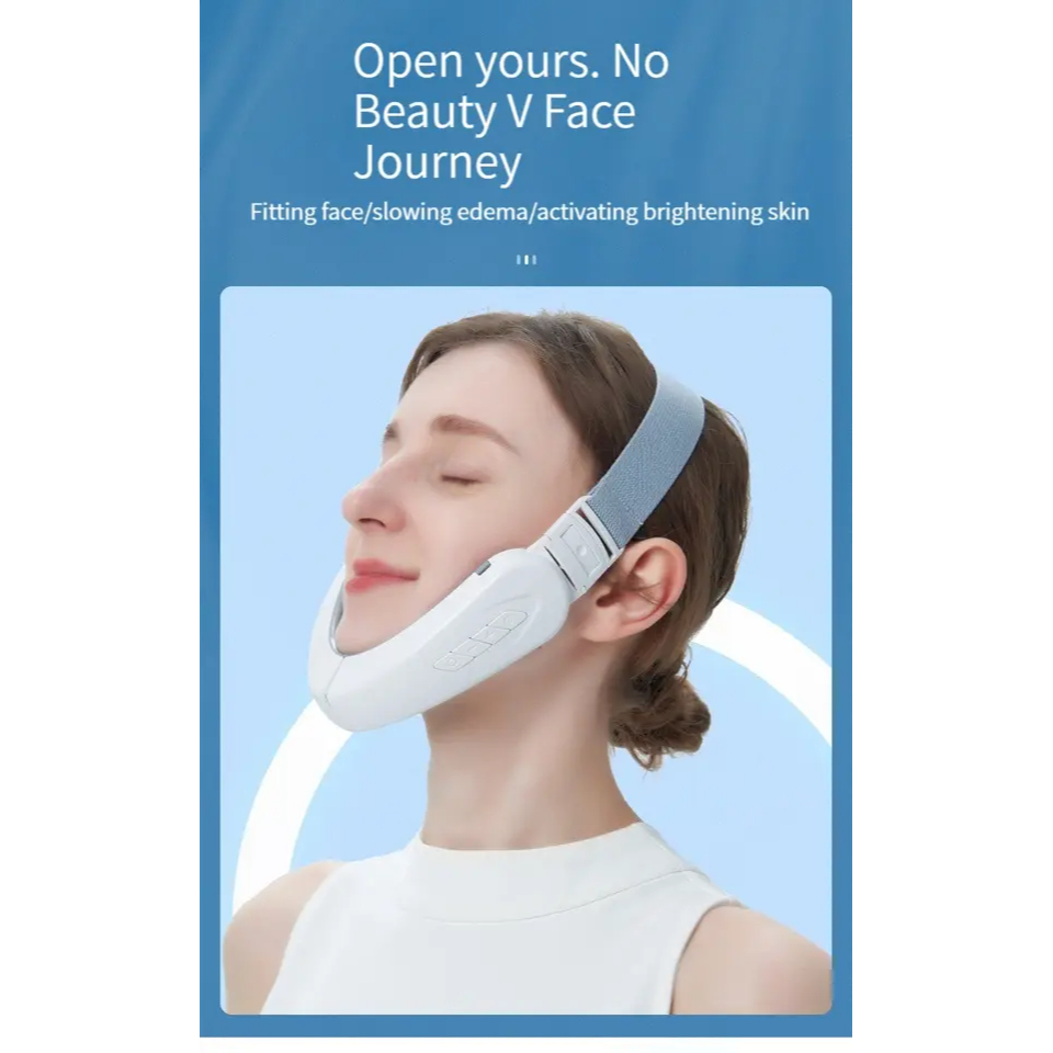 Đai Mát Xa Nâng Cơ Mặt Tạo Cằm Chữ V Thon Gọn Chống Lão Hóa