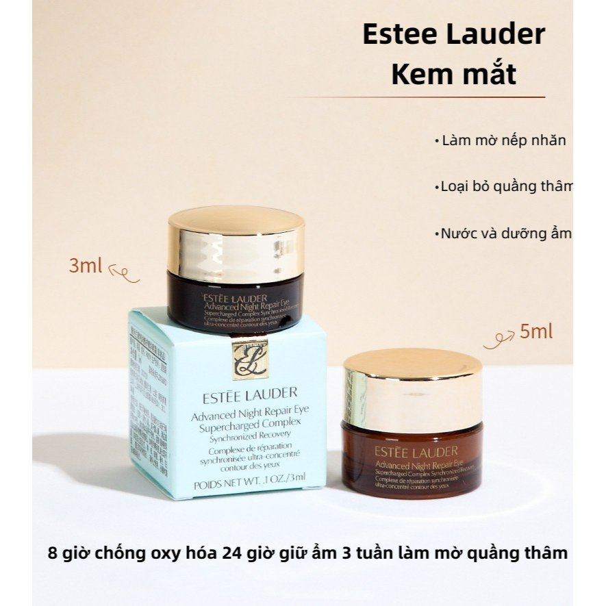 【free gift】Kem Mắt ESTEE LAUDER 5/15ml Kem Dưỡng Mắt Giảm Thâm Quầng Nếp Nhăn Bọng Mắt Tái Tạo Phục Hồi Da Vùng Mắt