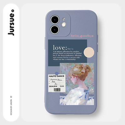 Ốp lưng JURSUE mềm chống sốc hình độc lạ dễ thương đẹp Cho iPhone 17 15 14 13 12 11 Pro Max SE 2020 X XR XS 8 7 ip 6S 6 Plus Y3271