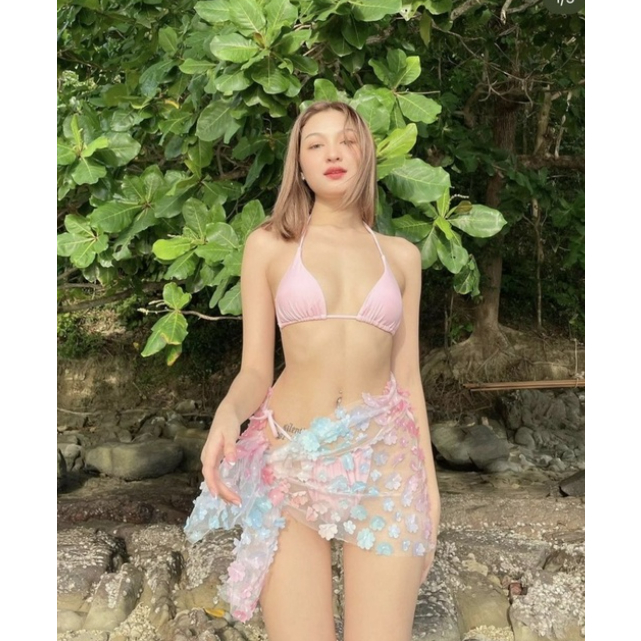 Bộ bikini Ba Mảnh Họa Tiết Hoa Phong Cách Âu Mỹ Quyến Rũ Cho Nữ | BigBuy360 - bigbuy360.vn