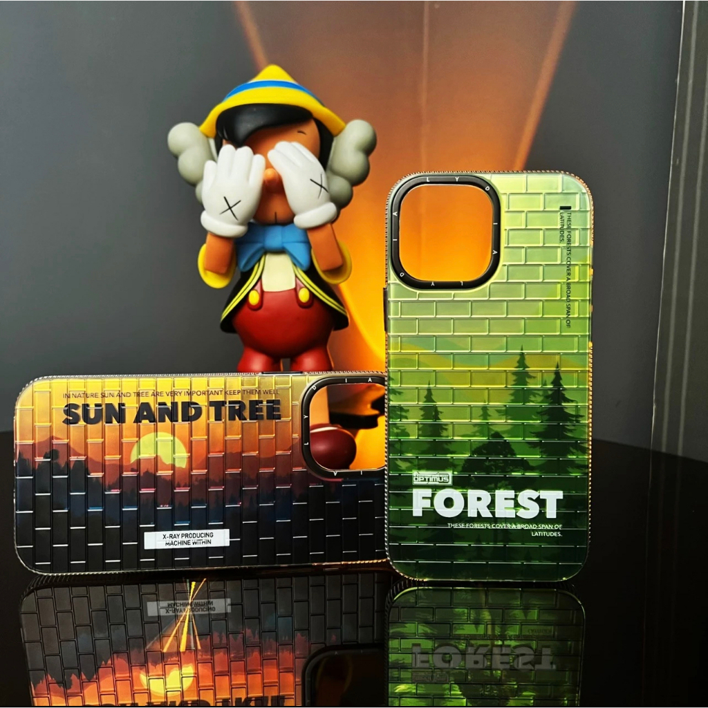 Ốp Điện Thoại Acrylic Cứng / Mặt Trời / Cây Cối Cho compatible for iPhone 11 12 13 14 pro max