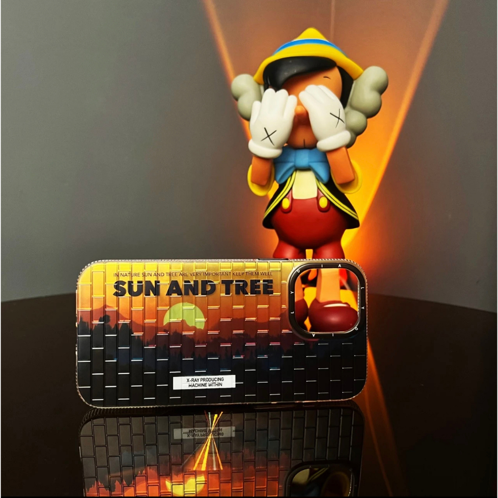 Ốp Điện Thoại Acrylic Cứng / Mặt Trời / Cây Cối Cho compatible for iPhone 11 12 13 14 pro max