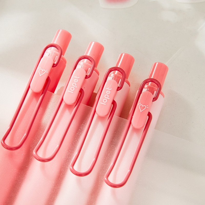 4 Chiếc Bút Bi Nước Mực Đen Ngòi 0.5mm Hình Thỏ Sakura Dễ Thương C7385