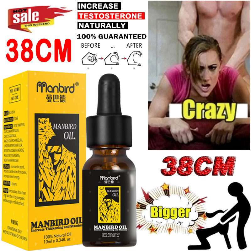 Tinh Dầu Manbird 10ml Chiết Xuất Thực Vật Tự Nhiên Tăng Chiều Cao Cho Nam