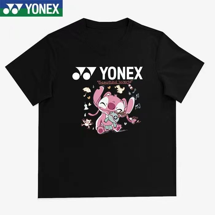 Áo Thun Cầu Lông Yonex Nhanh Khô Thấm Hút Mồ Hôi In Chữ "Stitch" Thời Trang Cho Nam Và Nữ