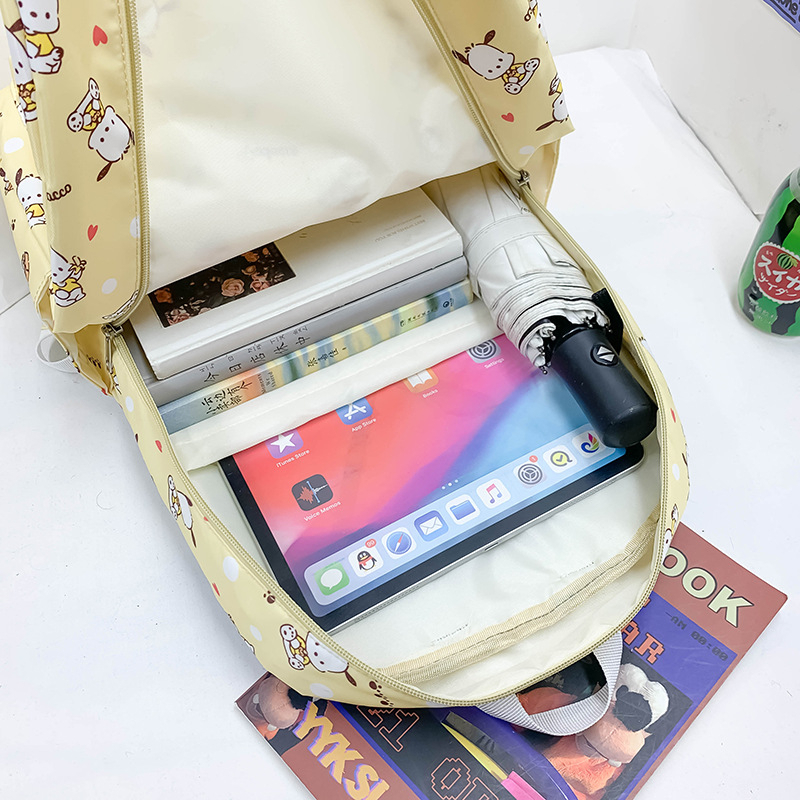 Balo Đi Học Cỡ Lớn In Hình Chú Chó Pochacco Pacha Dành Cho Nữ