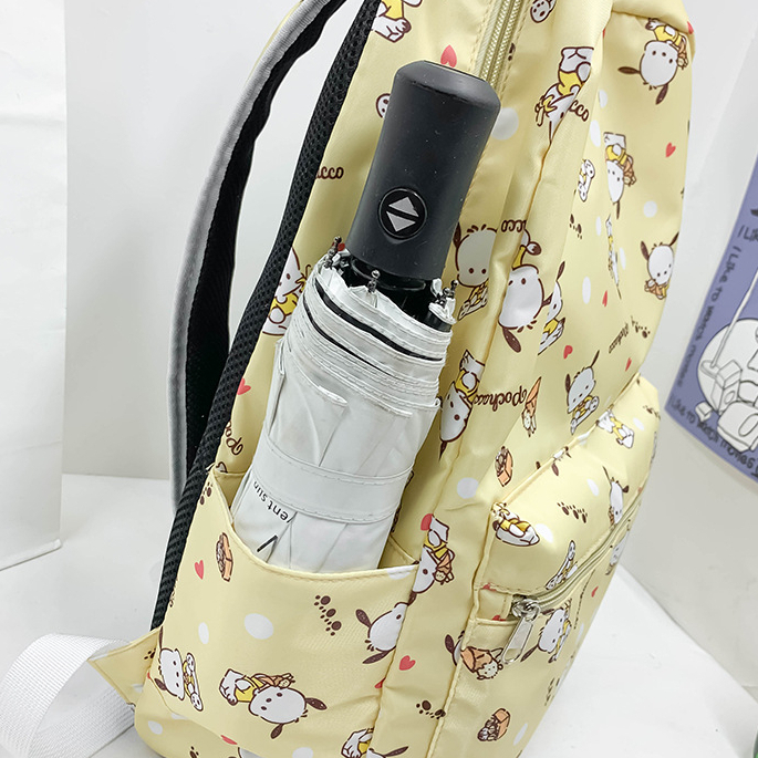 Balo Đi Học Cỡ Lớn In Hình Chú Chó Pochacco Pacha Dành Cho Nữ