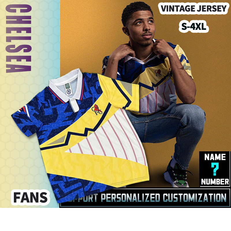 Áo Thun Chelsea 90 Vintage Phiên Bản Đặc Biệt Size S-2XL * Có Sẵn & Tùy Chỉnh