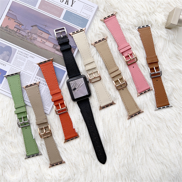 Dây Đồng Hồ Thông Minh Bằng Da Chống Nước Cho iWatch 7 / 6 / 5 / 4 / 3 / 2 / 1 / SE Generation 38 / 40 / 41 / 42 / 44 / 45