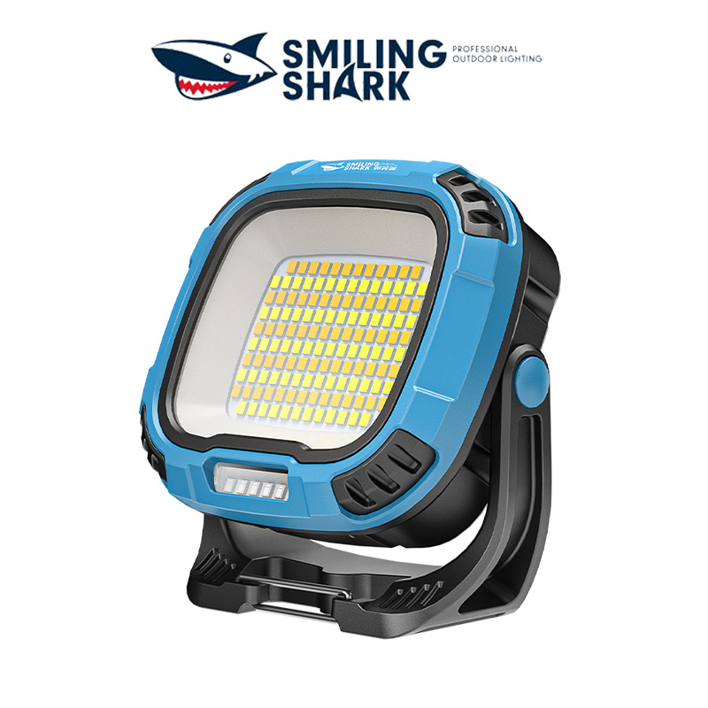 Smiling Shark Đèn LED COB Hình Cá Mập Chống Thấm Nước Có Thể Sạc Lại Bằng Cổng USB Đa Năng