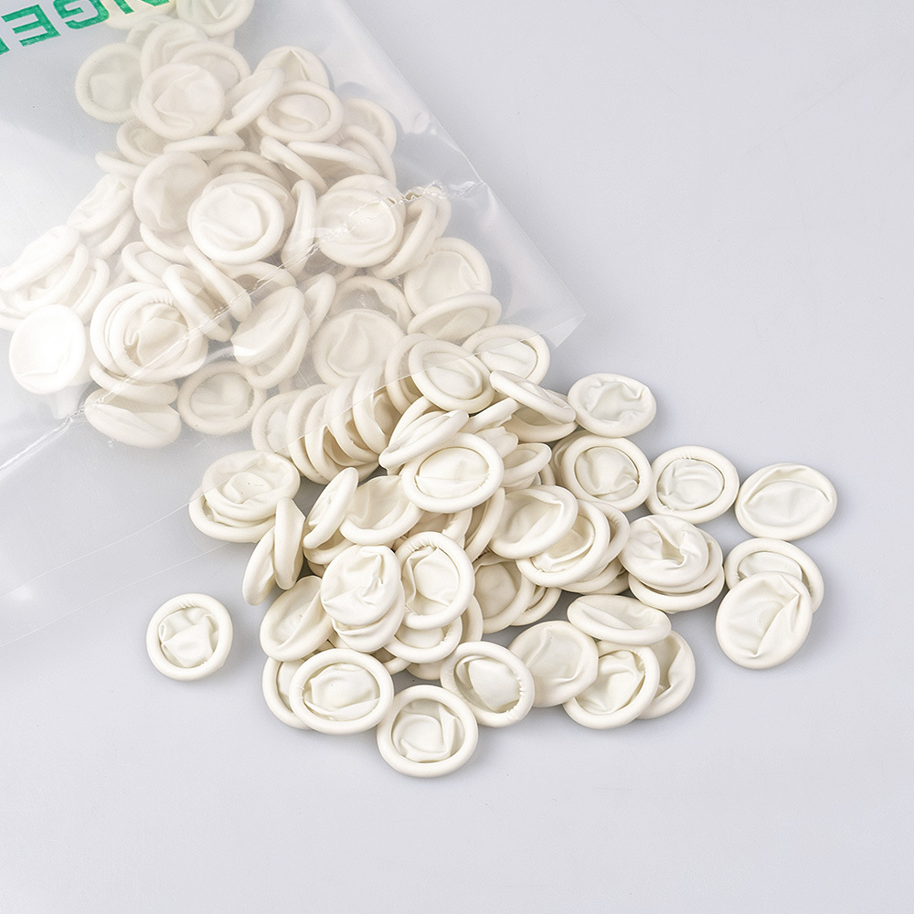 Set 300 Găng Tay Cao Su Latex Bọc Ngón Tay Khi Xăm Hình Trang Điểm Vĩnh Viễn