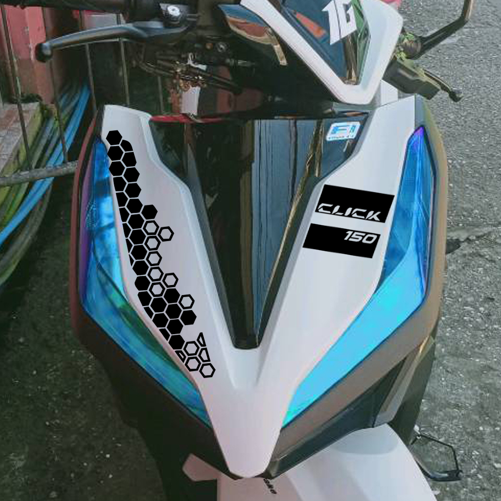 Decal DáN Trang Trí HìNh Tổ Ong Cho Xe Honda Click 125i / 150i