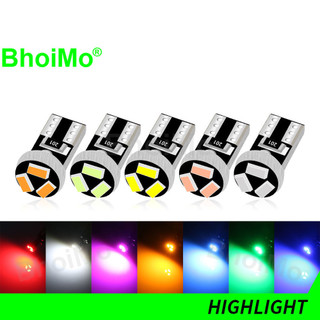 Bhoimo 5 Chiếc Bóng Đèn Đồng Hồ T5 W3W LED 17 73 74 2721 Bản Đồ Ô Tô Tấm Bảng Neo Nêm Đèn Nội Thất Tự Động Bên Đèn Đo Cụm Đèn Tự Động Đèn Báo Cảnh Báo Xe Dash Tín Hiệu Xe Ô Tô