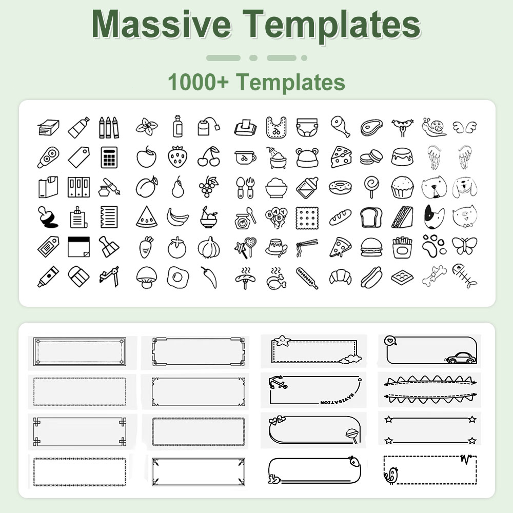 Máy In Nhãn Dán Mini E210 Kết Nối Bluetooth Không Dây B21