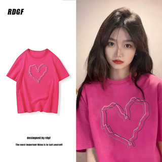 Áo Thun Cotton Tay Ngắn Dáng Rộng In Họa Tiết Thời Trang Mùa Hè Cho Nữ