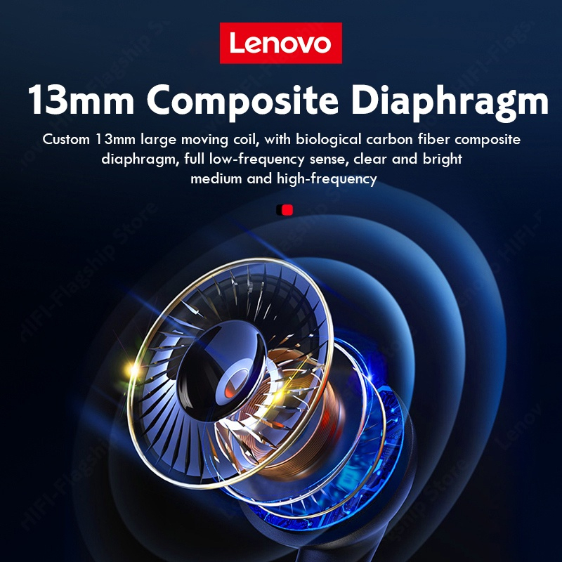 LENOVO Tai Nghe Bluetooth Không Dây Chống Tiếng Ồn HIFI Có Mic LP70