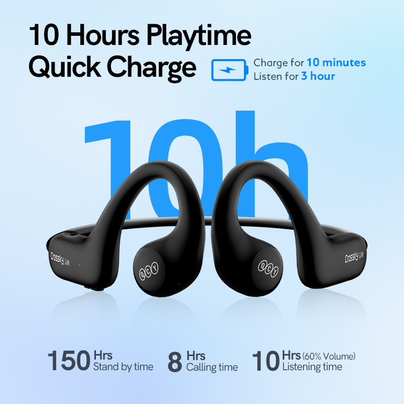 Tai Nghe Bluetooth QCY Crossky Link V5.3 Chống Nước IPX6