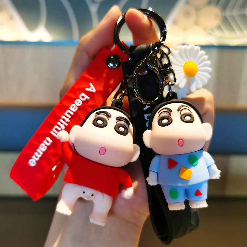 Coffeejoy Móc Khóa Xe Hơi Hình Búp Bê Shin Chan Hoạt Hình Sáng Tạo Làm Quà Tặng Cho Học Sinh