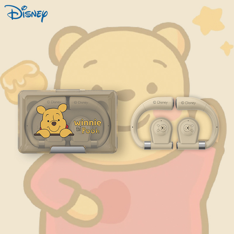 DISNEY Tai Nghe Treo Vành Tai Không Dây Bluetooth 5.3 KD35 Hình Gấu Winnie the Pooh Chất Lượng Âm Thanh HiFi Dễ Thương Chất Lượng Cao Pin Lâu Trôi
