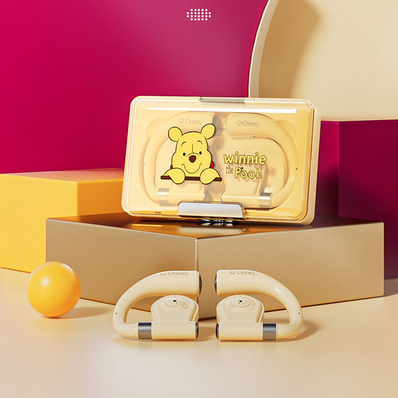 DISNEY Tai Nghe Treo Vành Tai Không Dây Bluetooth 5.3 KD35 Hình Gấu Winnie the Pooh Chất Lượng Âm Thanh HiFi Dễ Thương Chất Lượng Cao Pin Lâu Trôi