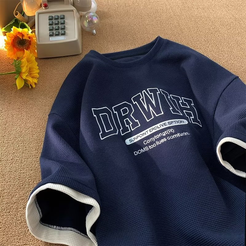 Áo Thun Nam Ngắn Tay Dáng Rộng Phong Cách Hàn Quốc Mới áo thun nam form rộng áo thun thể thao áo unisex