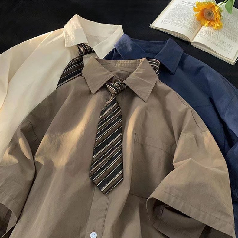Áo Sơ Mi Nam Thời Trang Hàn Quốc áo sơ mi unisex nam áo sơ mi trắng áo đôi nam nữ áo sơ mi nữ áo sơ mi nữ