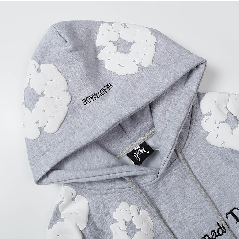 Áo hoodie cotton Họa Tiết Thêu Thời Trang Cho Nam Nữ