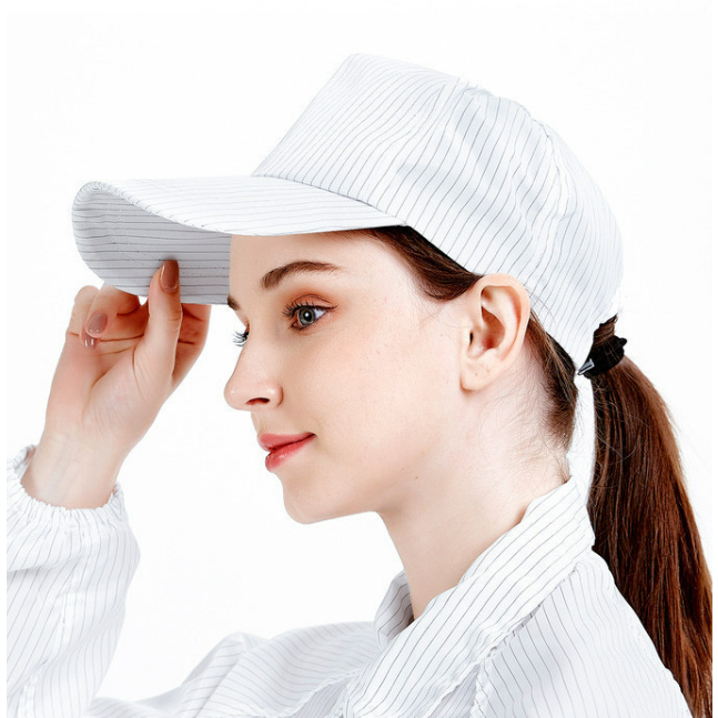 1 Bộ Mũ Lưỡi Trai Chống Nắng Chống Bụi Chống Tĩnh Điện Thiết Kế Dạng Lưới