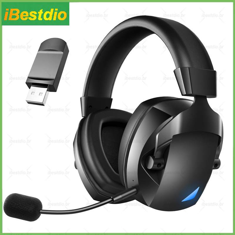Tai Nghe Chơi Game Không Dây 2.4G Bluetooth / Bluetooth / Dây 3 Chế Độ Giảm Tiếng Ồn Có Thể Tháo Rời Kèm Micro Cho Điện Thoại PS5 PS4