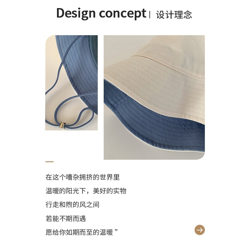 Mũ Cao Bồi Chống Nắng Phối Dây Rút Thời Trang Mùa Hè Dành Cho Nữ