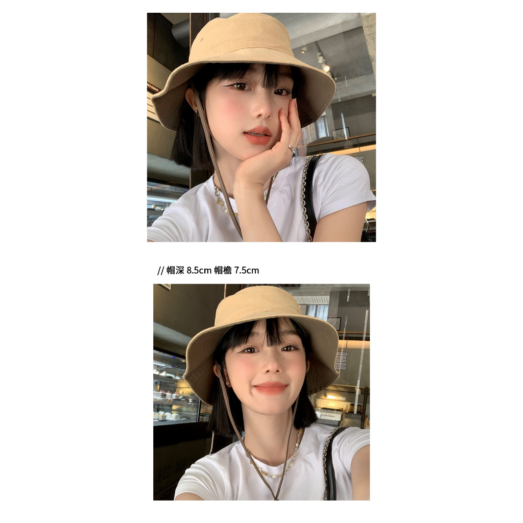 Mũ Cao Bồi Chống Nắng Phối Dây Rút Thời Trang Mùa Hè Dành Cho Nữ