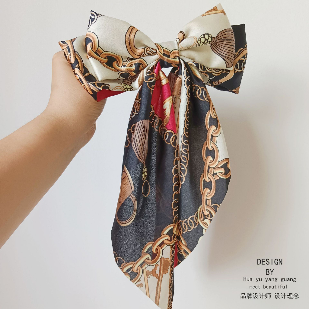 1 Kẹp Tóc Nơ Dài Thời Trang Cho Nữ