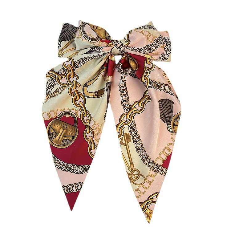 1 Kẹp Tóc Nơ Dài Thời Trang Cho Nữ