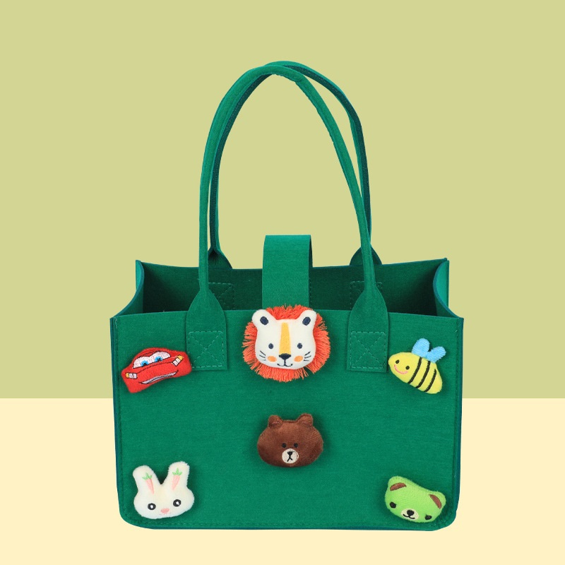 MISCHA Túi Xách Họa Tiết Hoạt Hình Dễ Thương Cho Bé