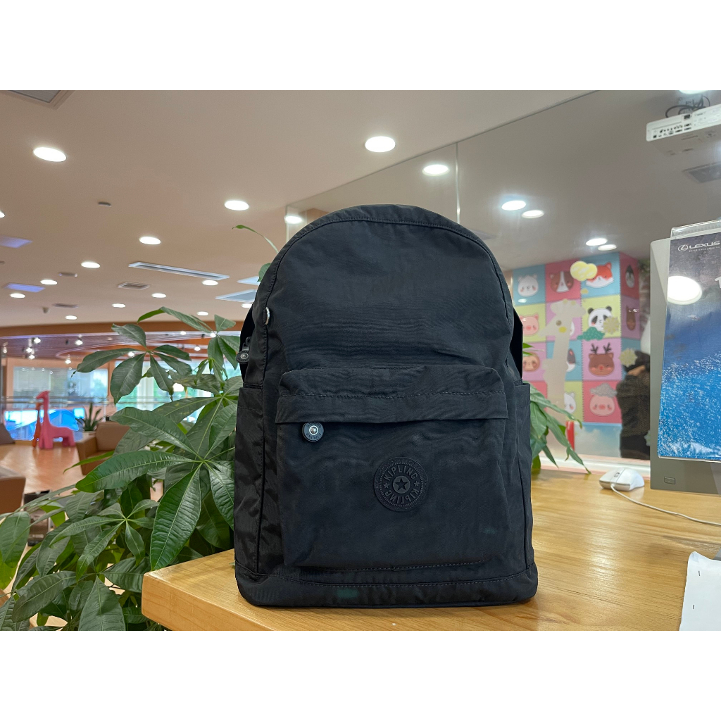 KIPLING Ba Lô Du Lịch Unisex Màu Đen Chống Thấm Nước Phong Cách Mới 23461