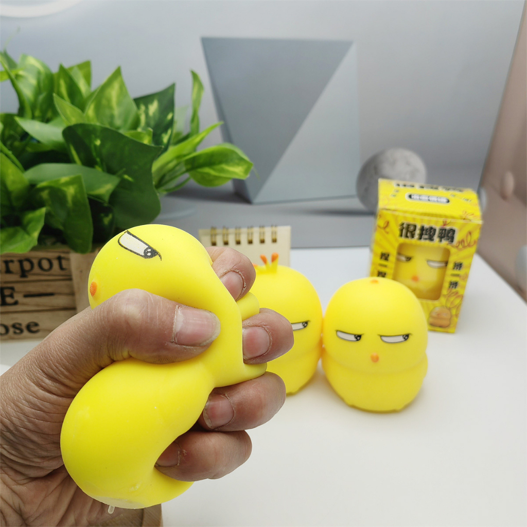 Đồ chơi thun giảm căng thẳng vịt con bướng bỉnh dễ thương