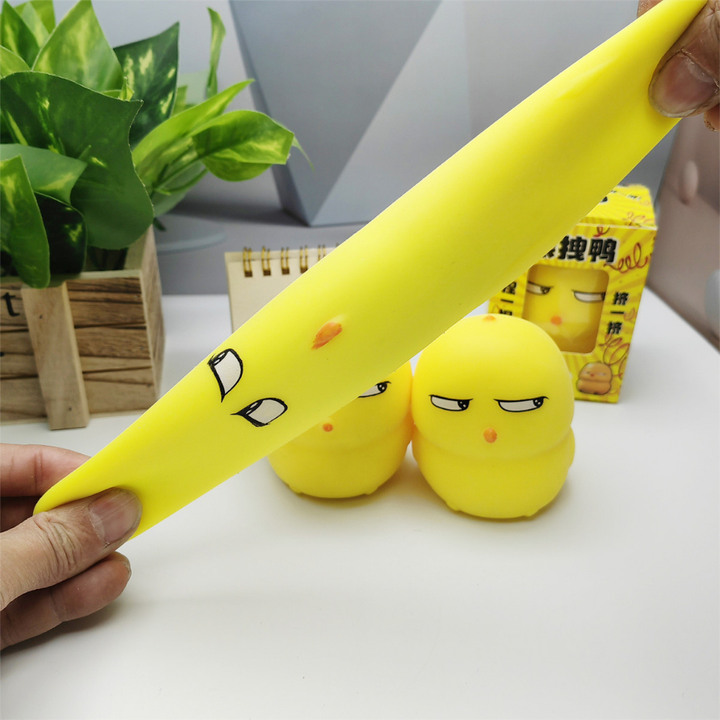 Đồ chơi thun giảm căng thẳng vịt con bướng bỉnh dễ thương