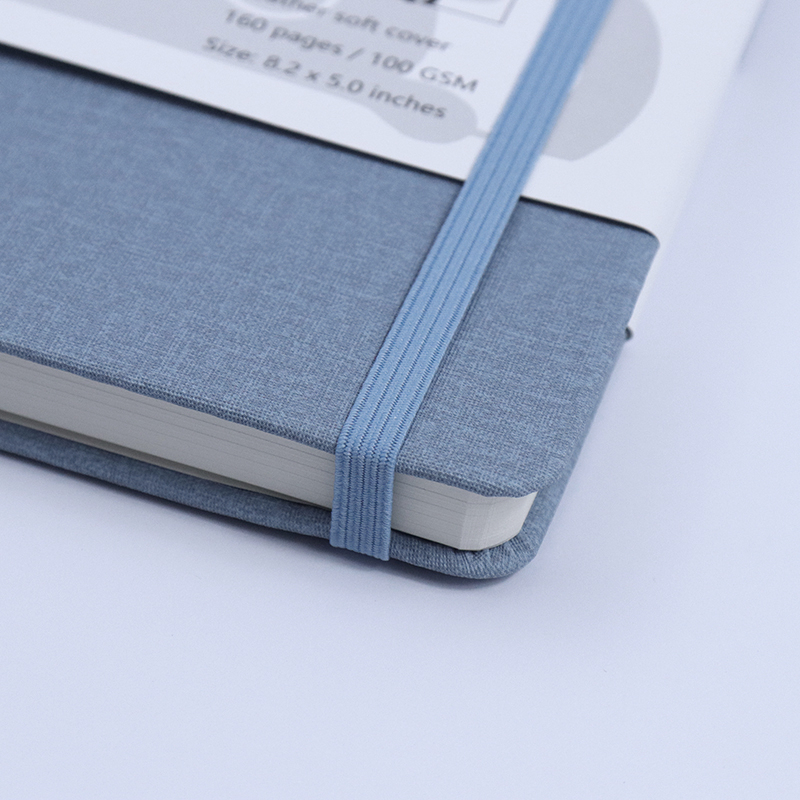 100 GSM Bullet Dotted Journal Planner A5 Bìa cứng vải 160 trang Bên trong túi sổ tay trường học & văn phòng Bujo Văn phòng phẩm: màu cam