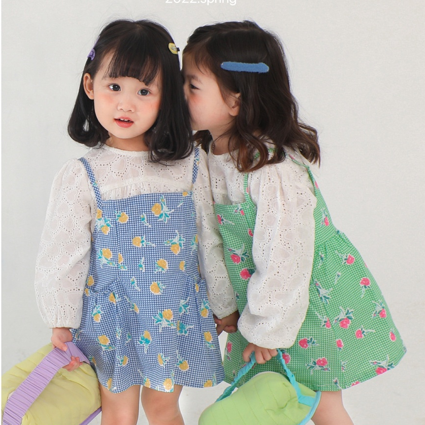 Bộ Áo Sơ Mi Tay Dài In Hoa Phối Chân Váy Thời Trang Dễ Thương Cho Nữ Hzffc0240