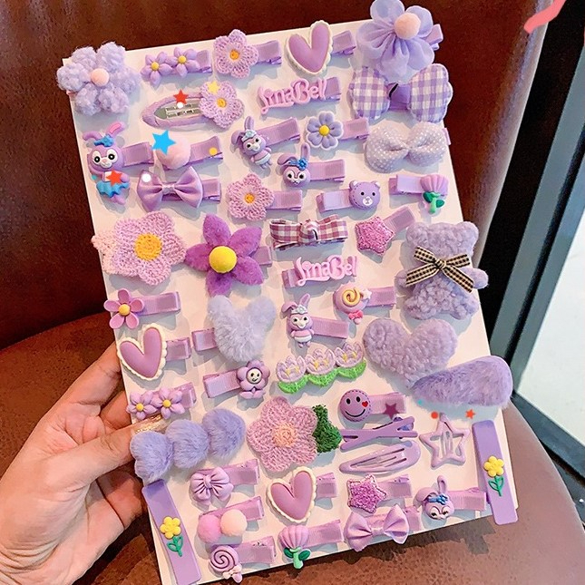 Bộ 8 Kẹp Tóc Hình Hoạt Hình Melody Star Dylan Dễ Thương Cho Bé Gái