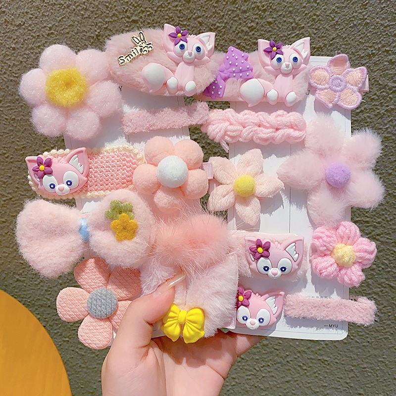 Bộ 8 Kẹp Tóc Hình Hoạt Hình Melody Star Dylan Dễ Thương Cho Bé Gái