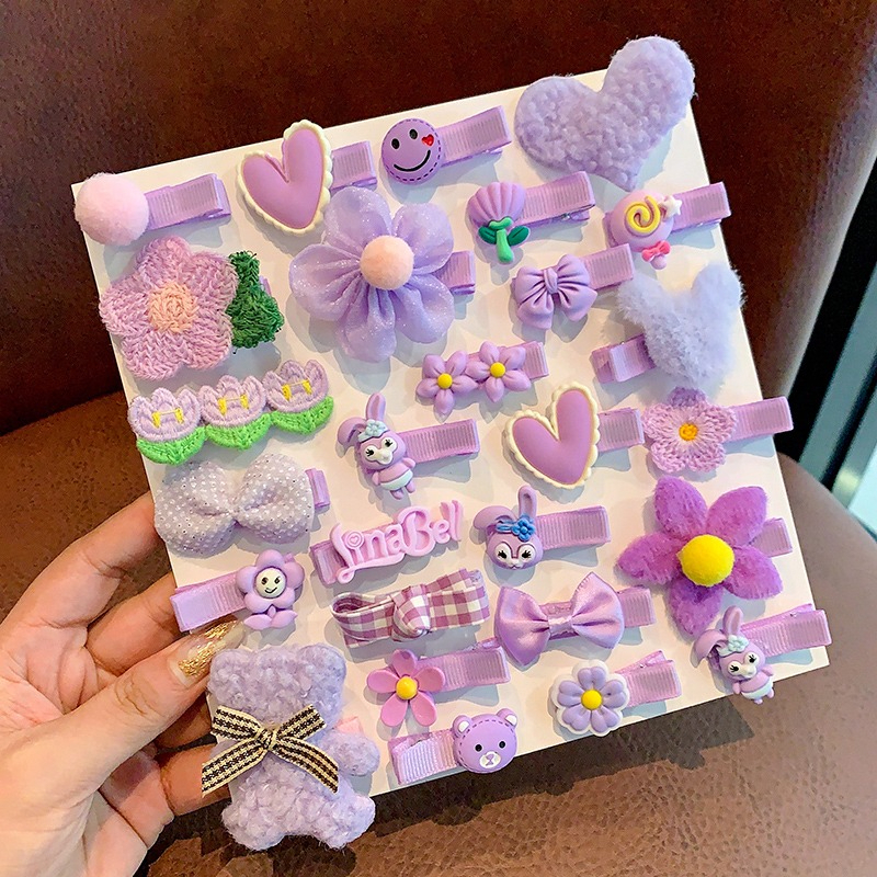 Bộ 8 Kẹp Tóc Hình Hoạt Hình Melody Star Dylan Dễ Thương Cho Bé Gái