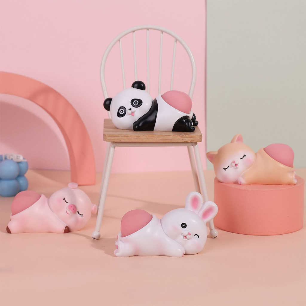 Mô hình mông Silicon Gấu Thỏ Chó Heo Ráp đồ chơi bóp mềm dẻo xả stress, giảm căng thẳng - Dễ Thương Để Bàn Trang Trí Ô Tô Văn Phòng - LUCKYBABY