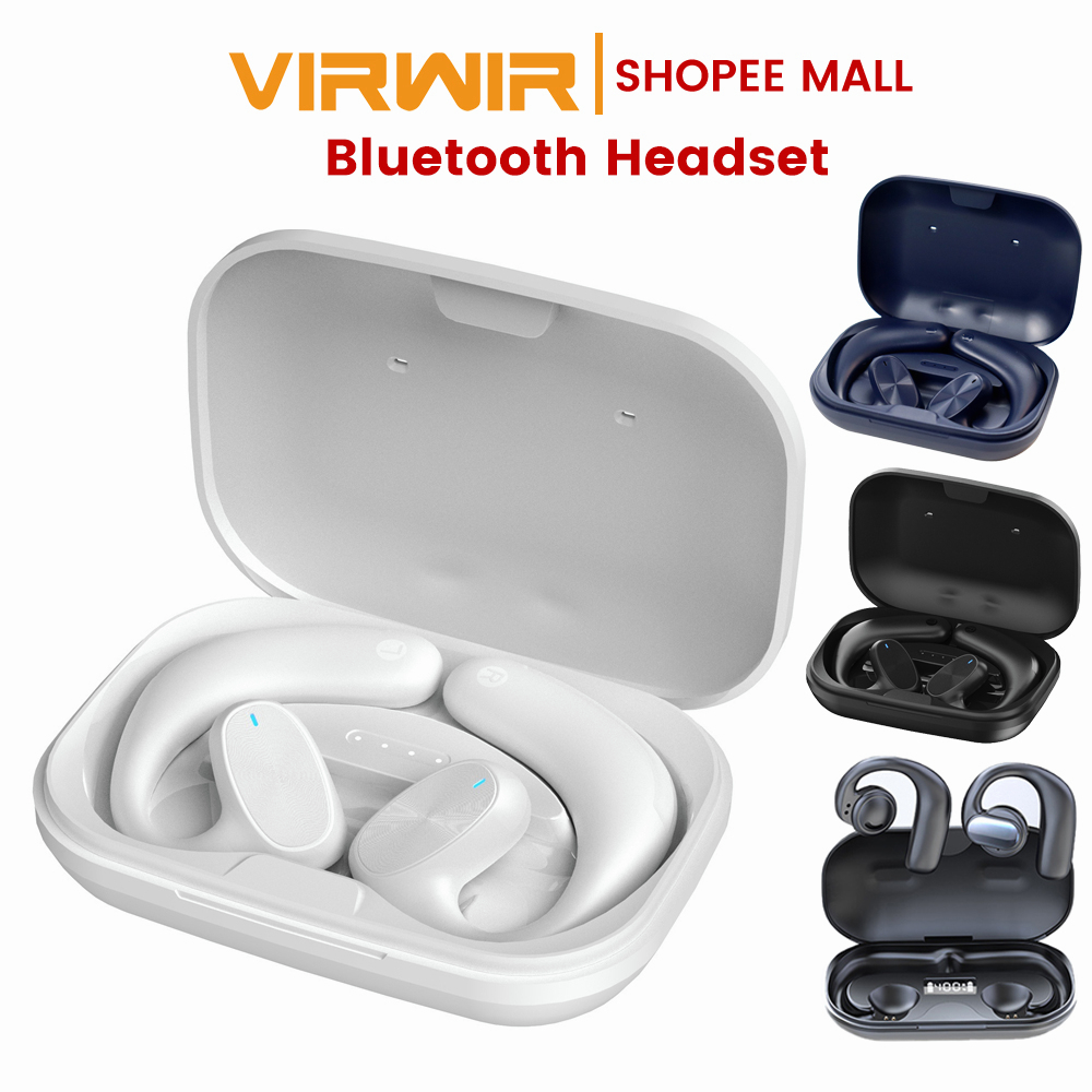 VIRWIR Tai nghe Bluetooth không dây TWS truyền âm qua  xuyên xương dẫn điện ổn định chống nước chống mất