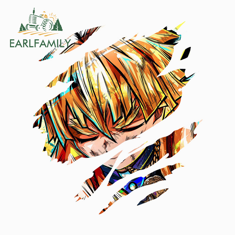 Miếng Dán Trang Trí Xe Hơi Họa Tiết Hoạt Hình Demon Sayler 13Cmx11.4Cm Chống Thấm Nước / Trầy Xước